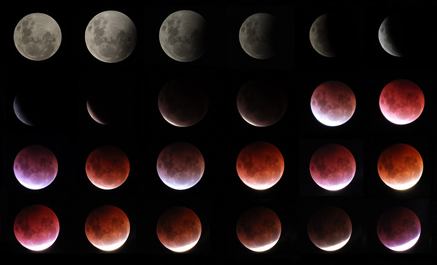 Blood Supermoon Phases 2021